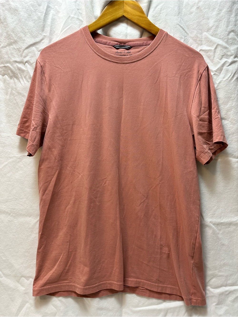 Porter & Ash Performance Tee Medium Salmon/ Dusty Rose